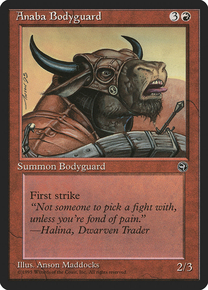 Anaba Bodyguard (Halina Flavor Text) [Homelands] | Gate City Games LLC