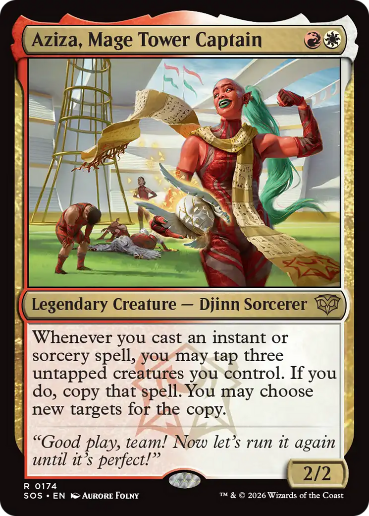 Aziza, Mage Tower Captain [Secrets of Strixhaven] | Gate City Games LLC