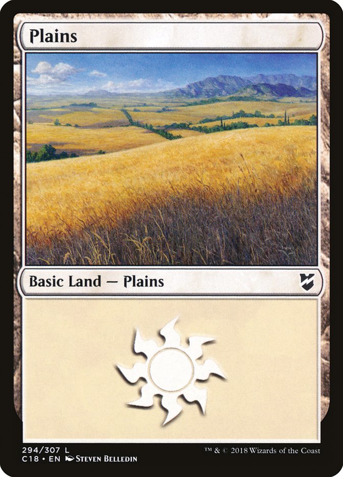 Plains (294) [Commander 2018] | Gate City Games LLC