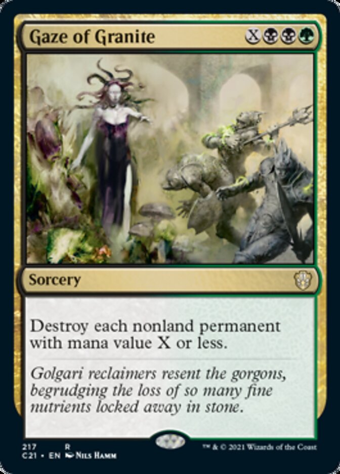 Gaze of Granite [Commander 2021] | Gate City Games LLC