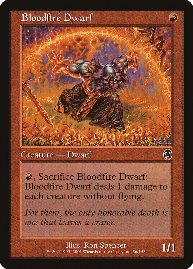 Bloodfire Dwarf [Apocalypse] | Gate City Games LLC