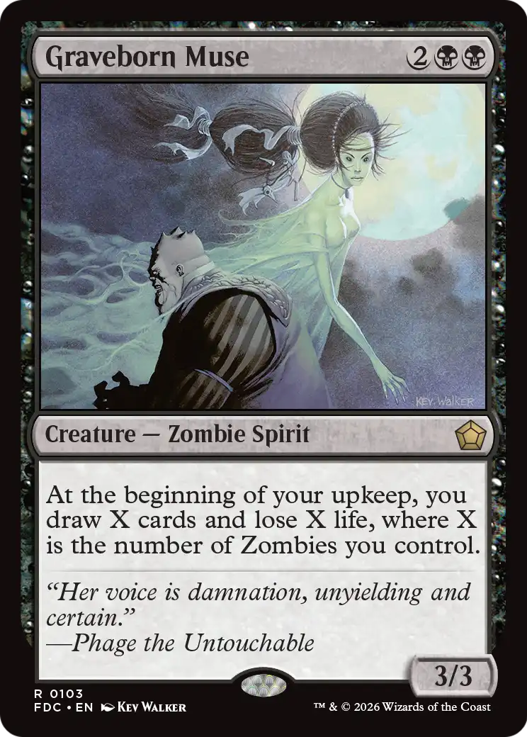 Graveborn Muse [Foundations Commander] | Gate City Games LLC