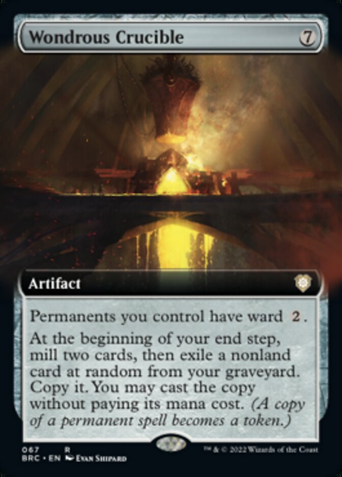 Wondrous Crucible (Extended Art) [The Brothers' War Commander] | Gate City Games LLC