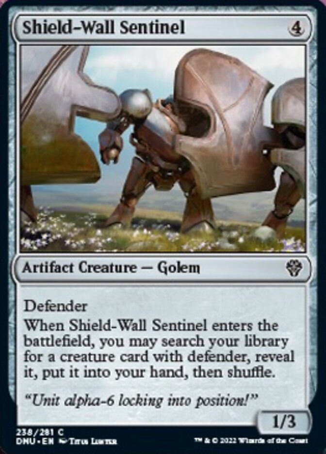 Shield-Wall Sentinel [Dominaria United] | Gate City Games LLC