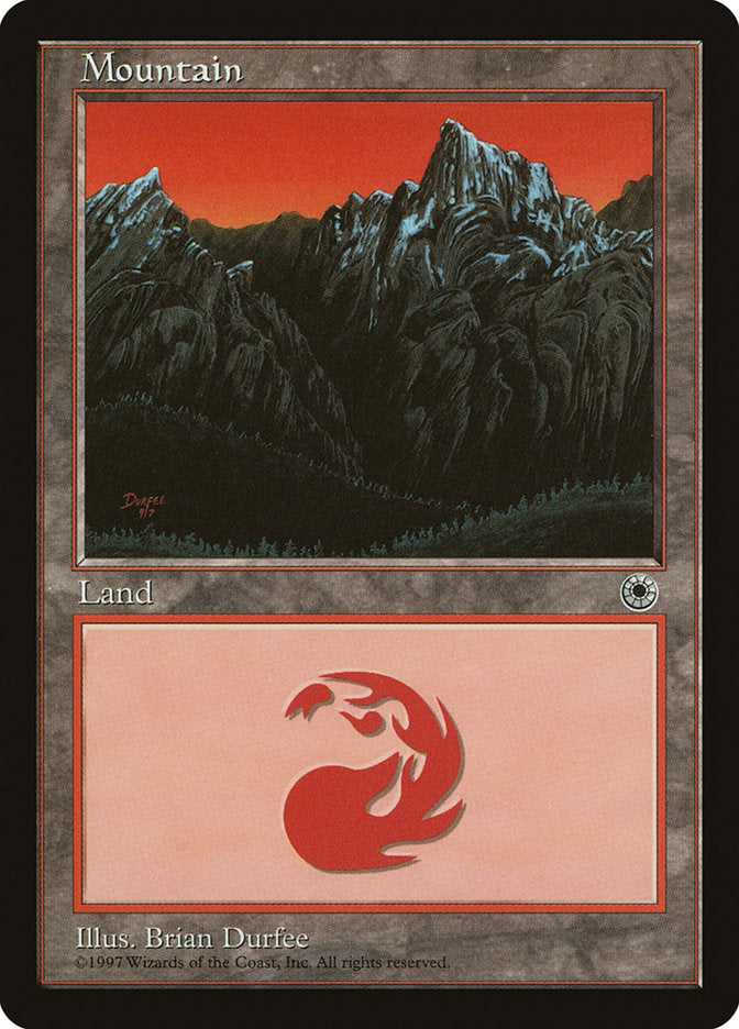 Mountain (9/7 Signature / Peak on Left) [Portal] | Gate City Games LLC