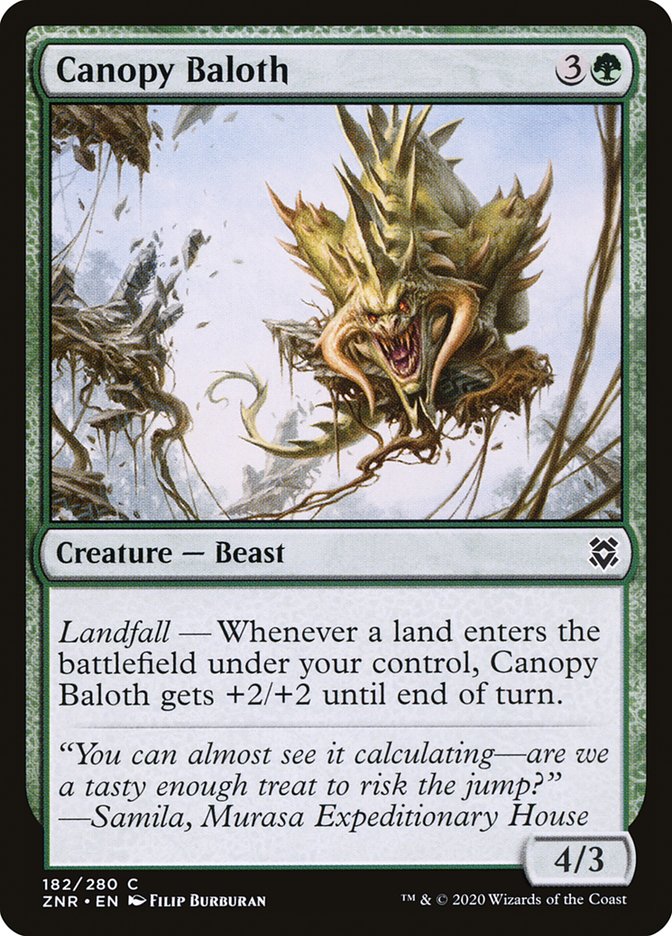 Canopy Baloth [Zendikar Rising] | Gate City Games LLC