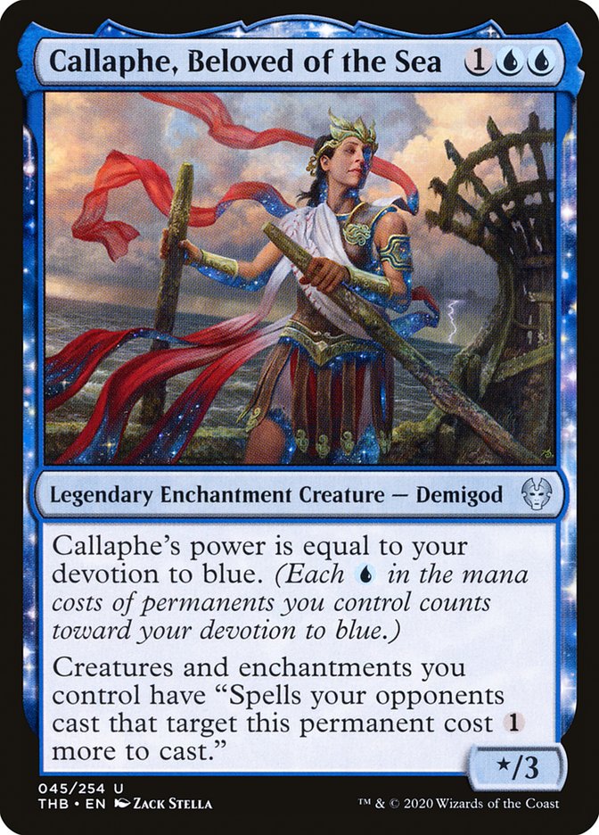 Callaphe, Beloved of the Sea [Theros Beyond Death] | Gate City Games LLC