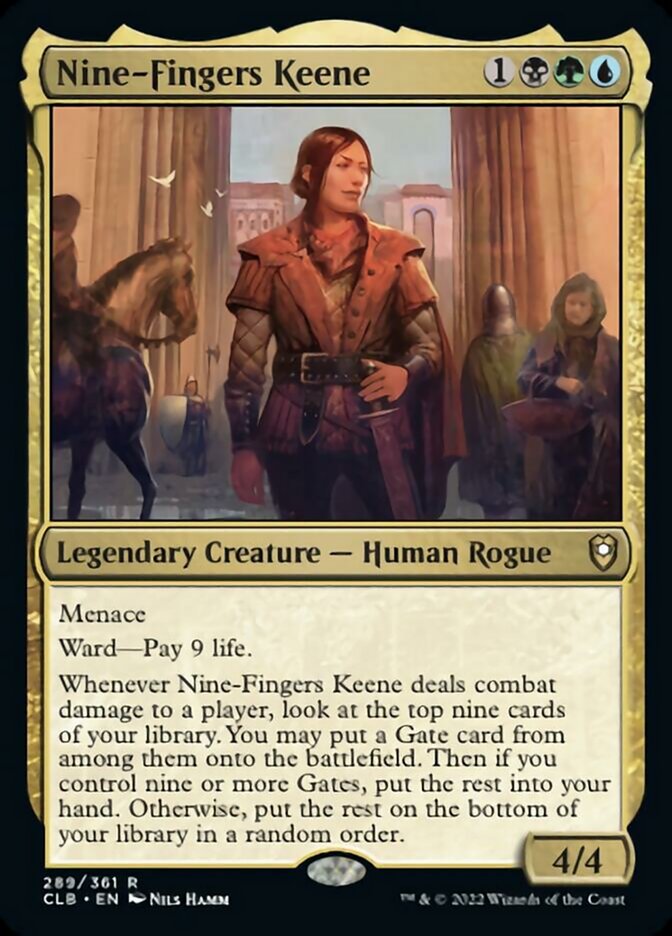 Nine-Fingers Keene [Commander Legends: Battle for Baldur's Gate] | Gate City Games LLC