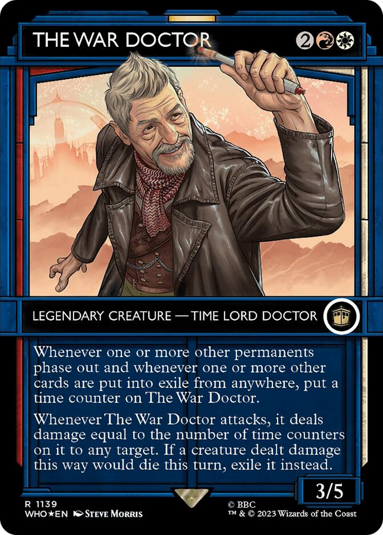 The War Doctor (Showcase) (Surge Foil) [Doctor Who] | Gate City Games LLC