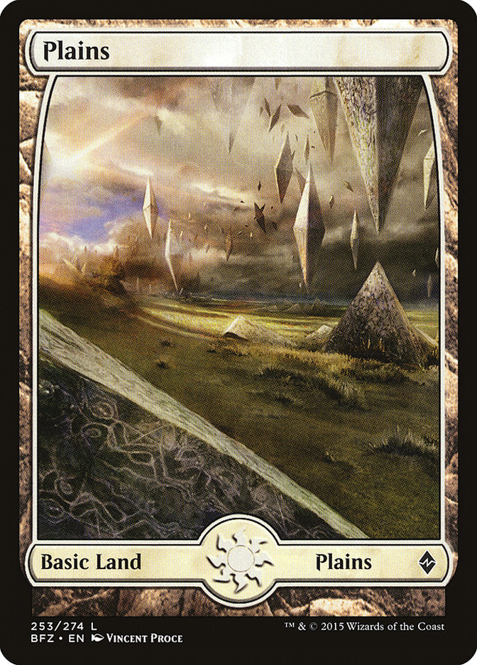 Plains (253) (Full Art) [Battle for Zendikar] | Gate City Games LLC