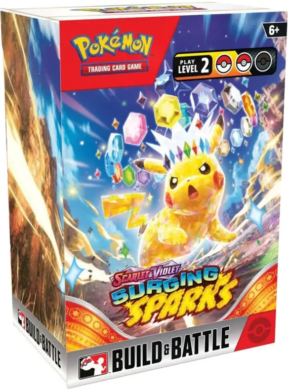 Pokemon Scarlet and Violet Surging Sparks Build and Battle Kit | Gate City Games LLC