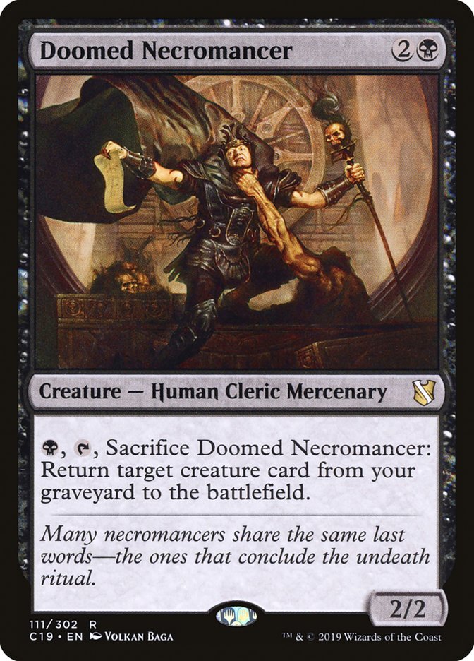 Doomed Necromancer [Commander 2019] | Gate City Games LLC