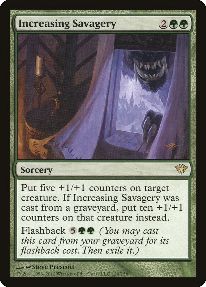 Increasing Savagery [Dark Ascension] | Gate City Games LLC