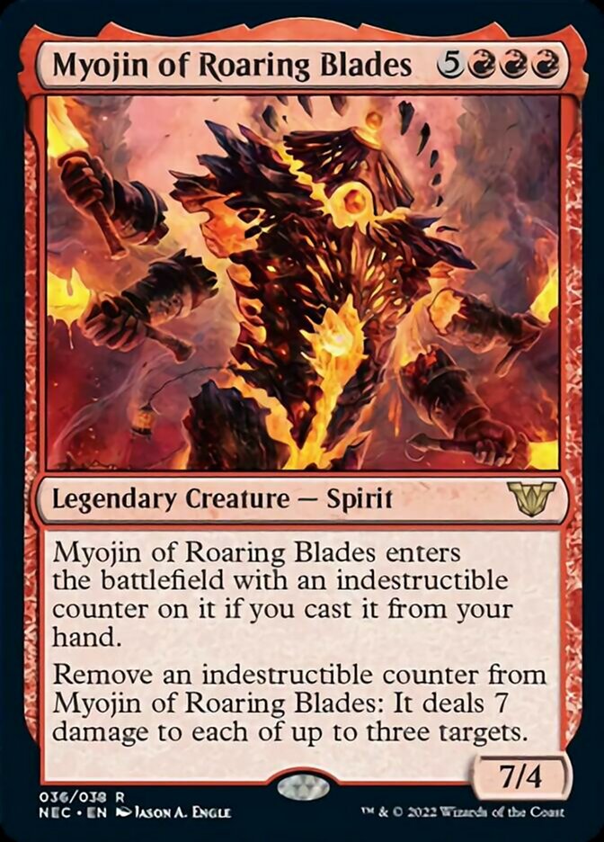 Myojin of Roaring Blades [Kamigawa: Neon Dynasty Commander] | Gate City Games LLC