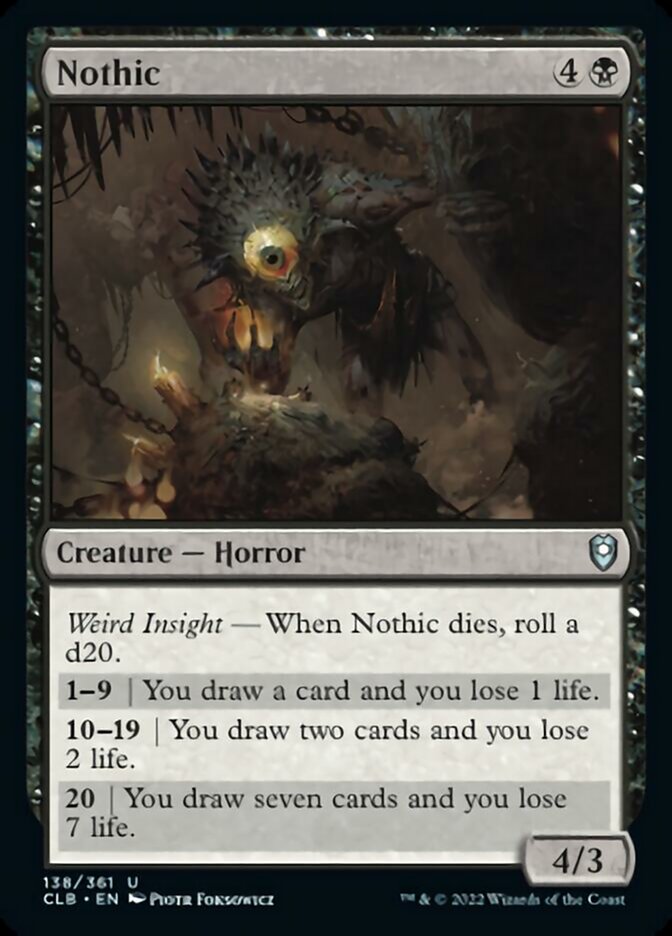 Nothic [Commander Legends: Battle for Baldur's Gate] | Gate City Games LLC