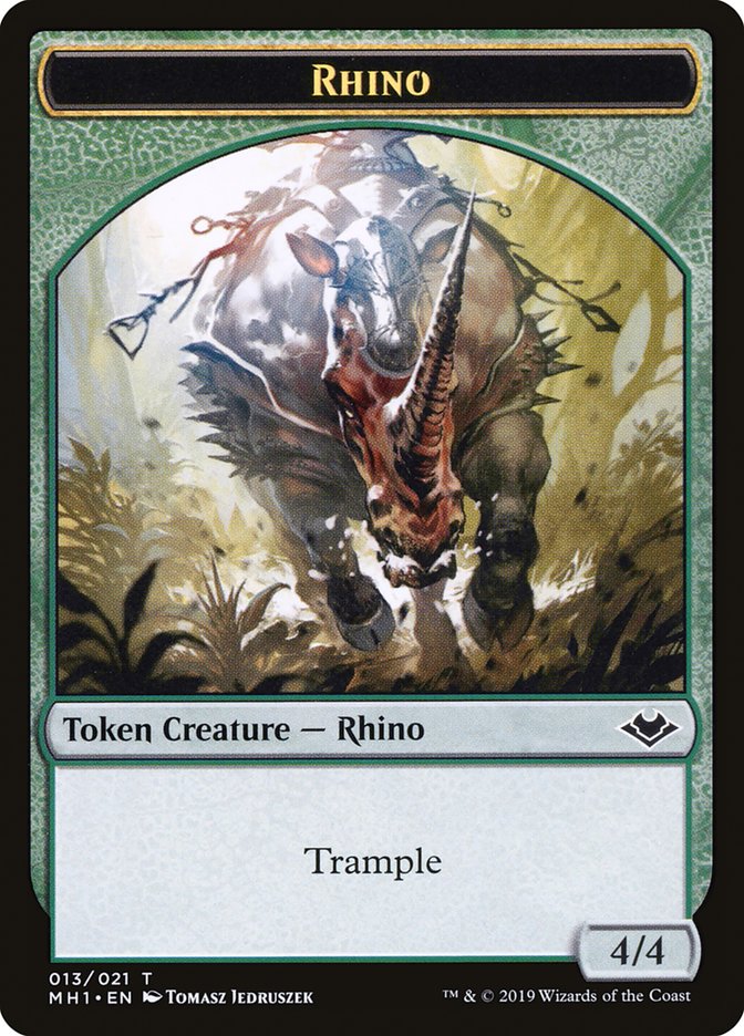 Rhino Token [Modern Horizons Tokens] | Gate City Games LLC