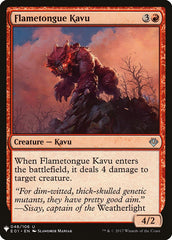 Flametongue Kavu [Mystery Booster] | Gate City Games LLC