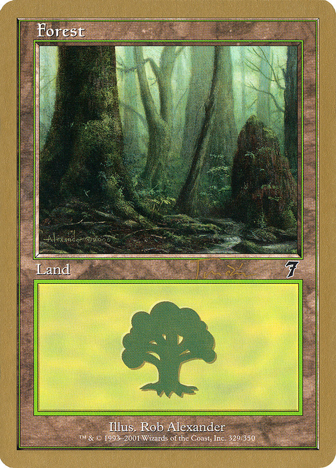 Forest (jt329) (Jan Tomcani) [World Championship Decks 2001] | Gate City Games LLC