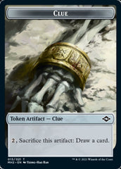 Bird // Clue (15) Double-Sided Token [Modern Horizons 2 Tokens] | Gate City Games LLC