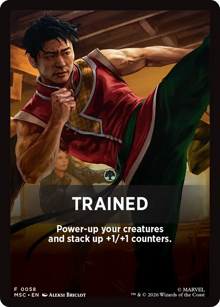 Trained Theme Card [Marvel Super Heroes Commander] | Gate City Games LLC