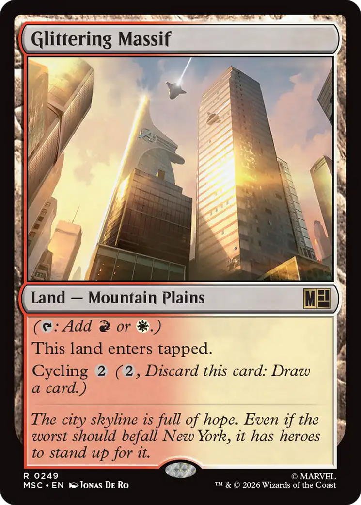 Glittering Massif [Marvel Super Heroes Commander] | Gate City Games LLC