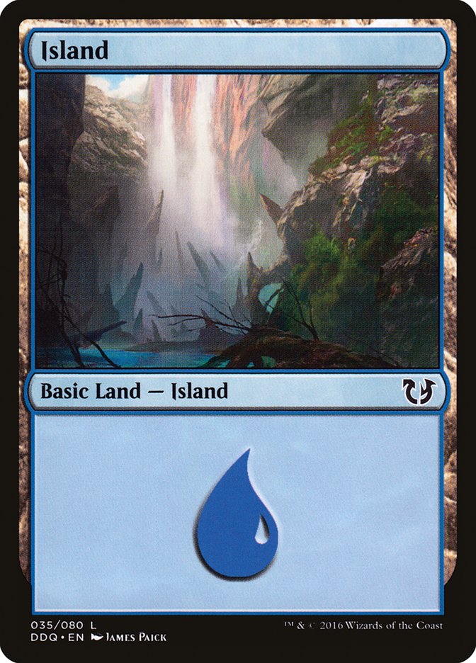 Island (35) [Duel Decks: Blessed vs. Cursed] | Gate City Games LLC
