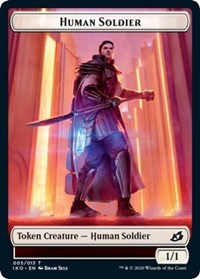 Human Soldier (005) // Zombie Double-Sided Token [Commander 2020 Tokens] | Gate City Games LLC