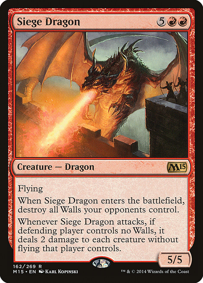 Siege Dragon [Magic 2015] | Gate City Games LLC