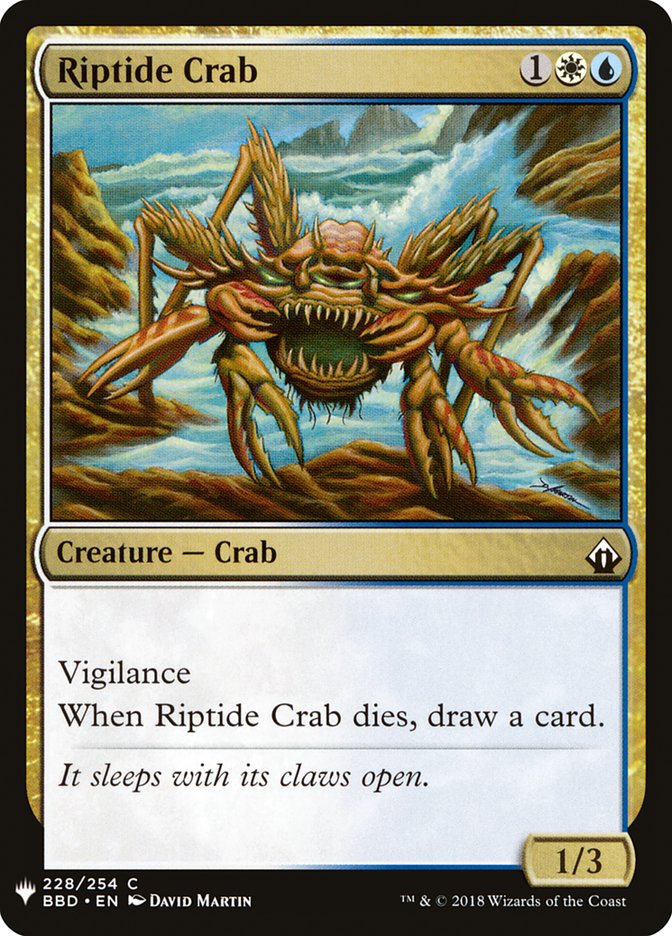 Riptide Crab [Mystery Booster] | Gate City Games LLC
