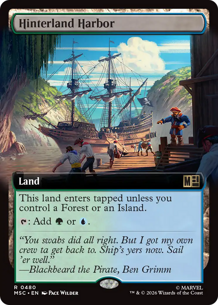 Hinterland Harbor (Extended Art) [Marvel Super Heroes Commander] | Gate City Games LLC