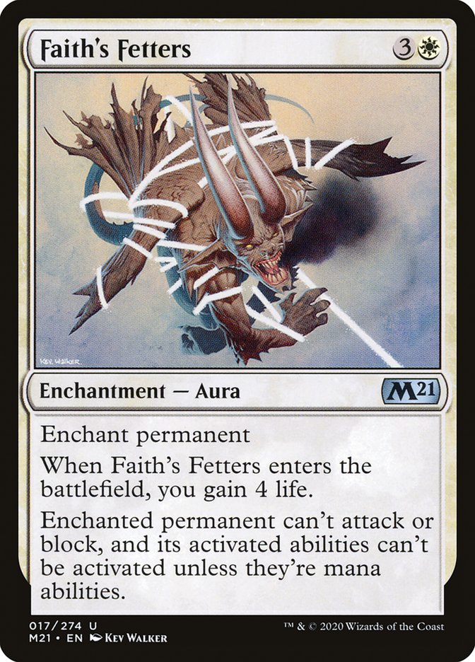 Faith's Fetters [Core Set 2021] | Gate City Games LLC