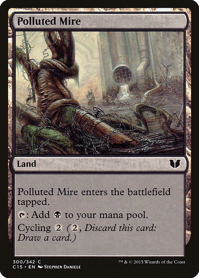 Polluted Mire [Commander 2015] | Gate City Games LLC