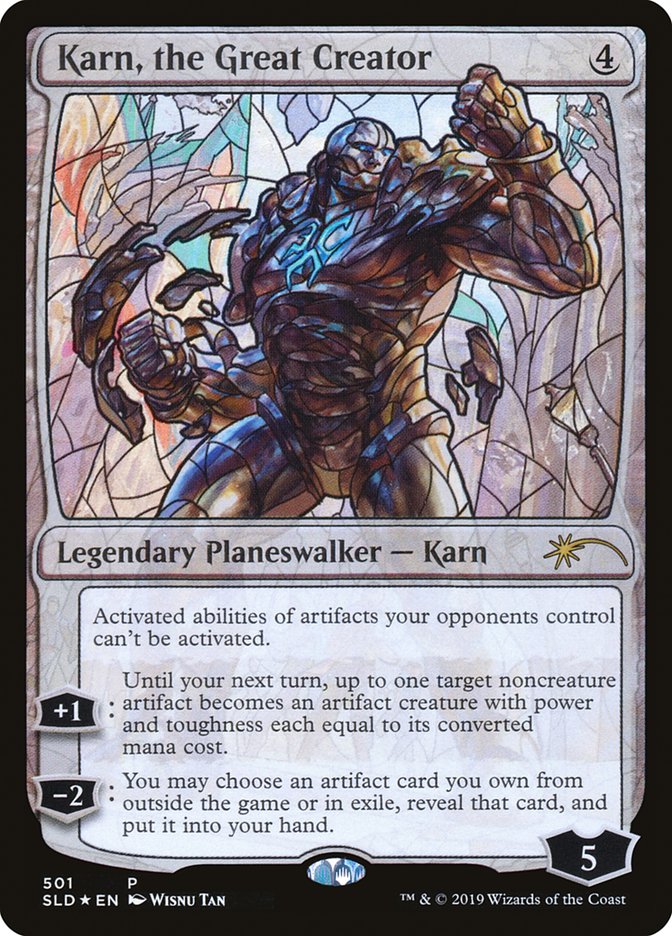 Karn, the Great Creator (Stained Glass) [Secret Lair Drop Promos] | Gate City Games LLC