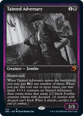 Tainted Adversary [Innistrad: Double Feature] | Gate City Games LLC
