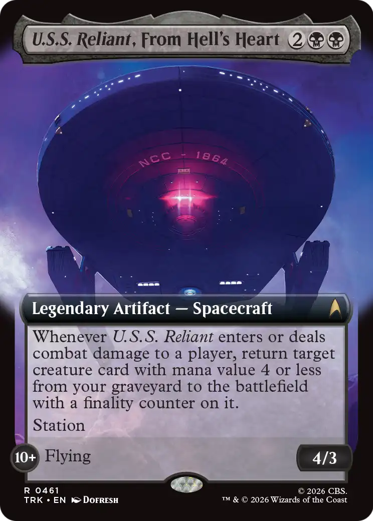 U.S.S. Reliant, From Hell's Heart (Extended Art) [Star Trek] | Gate City Games LLC
