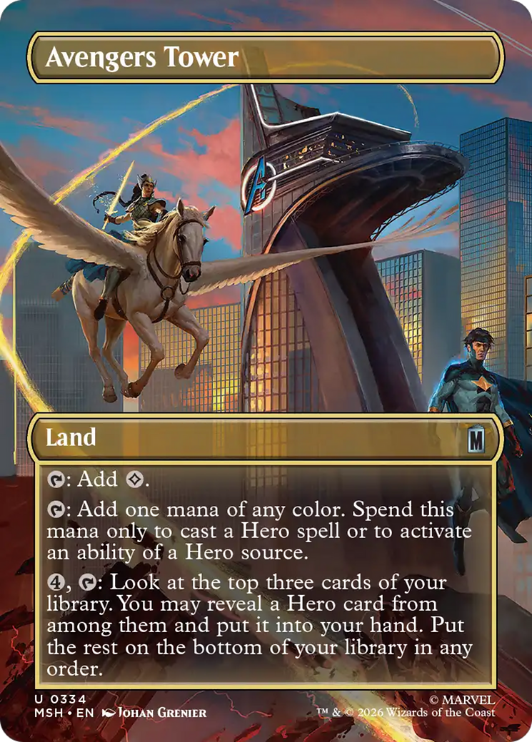 Avengers Tower (Borderless) [Marvel Super Heroes] | Gate City Games LLC