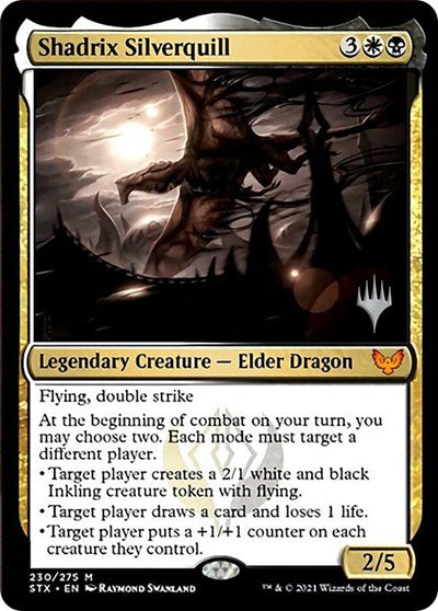 Shadrix Silverquill (Promo Pack) [Strixhaven: School of Mages Promos] | Gate City Games LLC