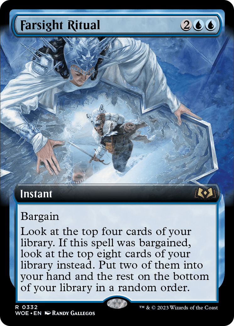 Farsight Ritual (Extended Art) [Wilds of Eldraine] | Gate City Games LLC