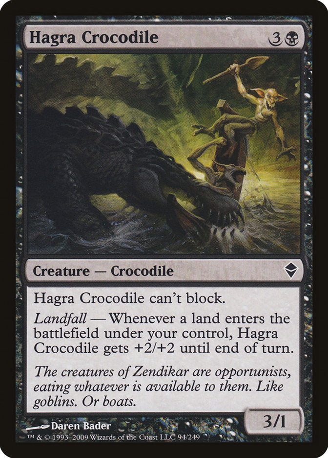 Hagra Crocodile [Zendikar] | Gate City Games LLC