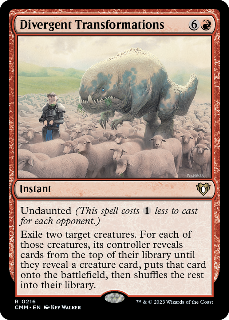 Divergent Transformations [Commander Masters] | Gate City Games LLC