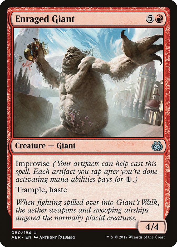 Enraged Giant [Aether Revolt] | Gate City Games LLC