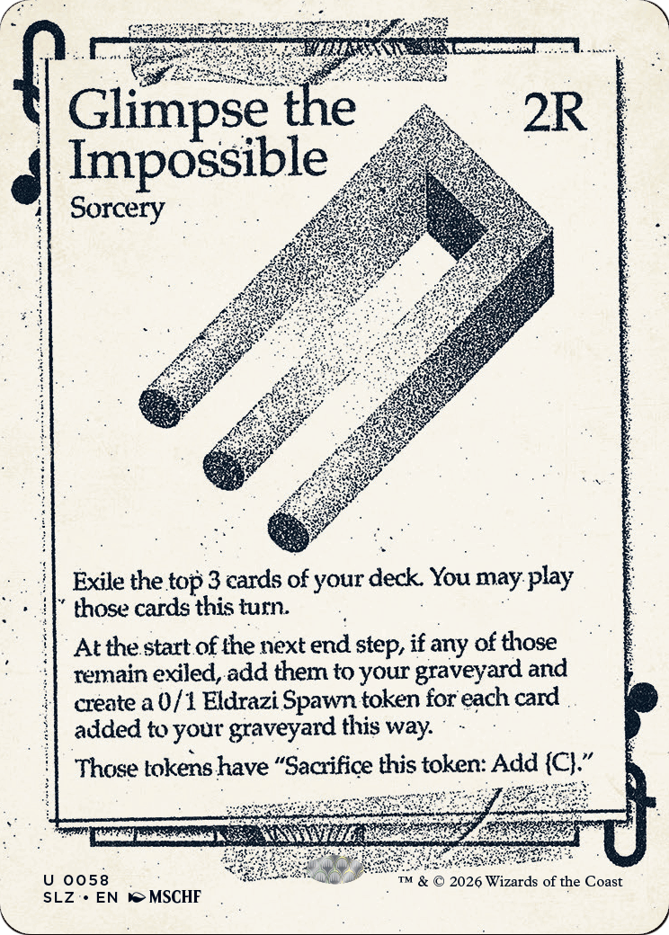 Glimpse the Impossible (0058) [Secret Lair x MSCHF: The Zeta Set] | Gate City Games LLC