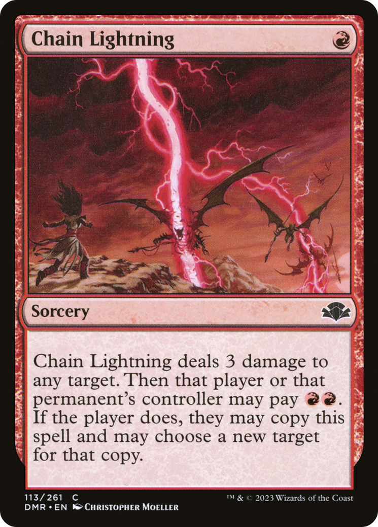 Chain Lightning [Dominaria Remastered] | Gate City Games LLC