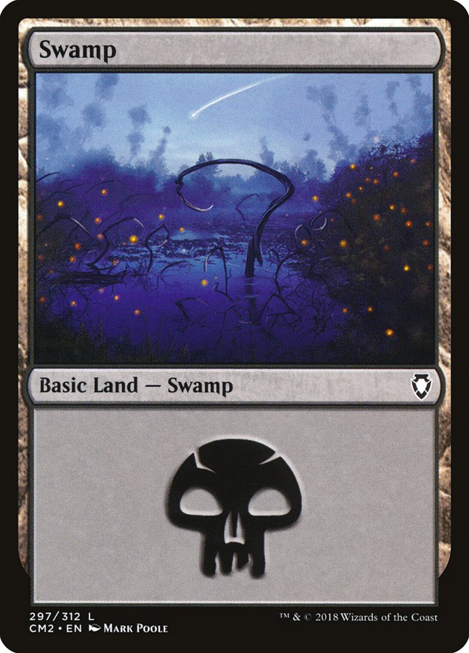 Swamp (297) [Commander Anthology Volume II] | Gate City Games LLC