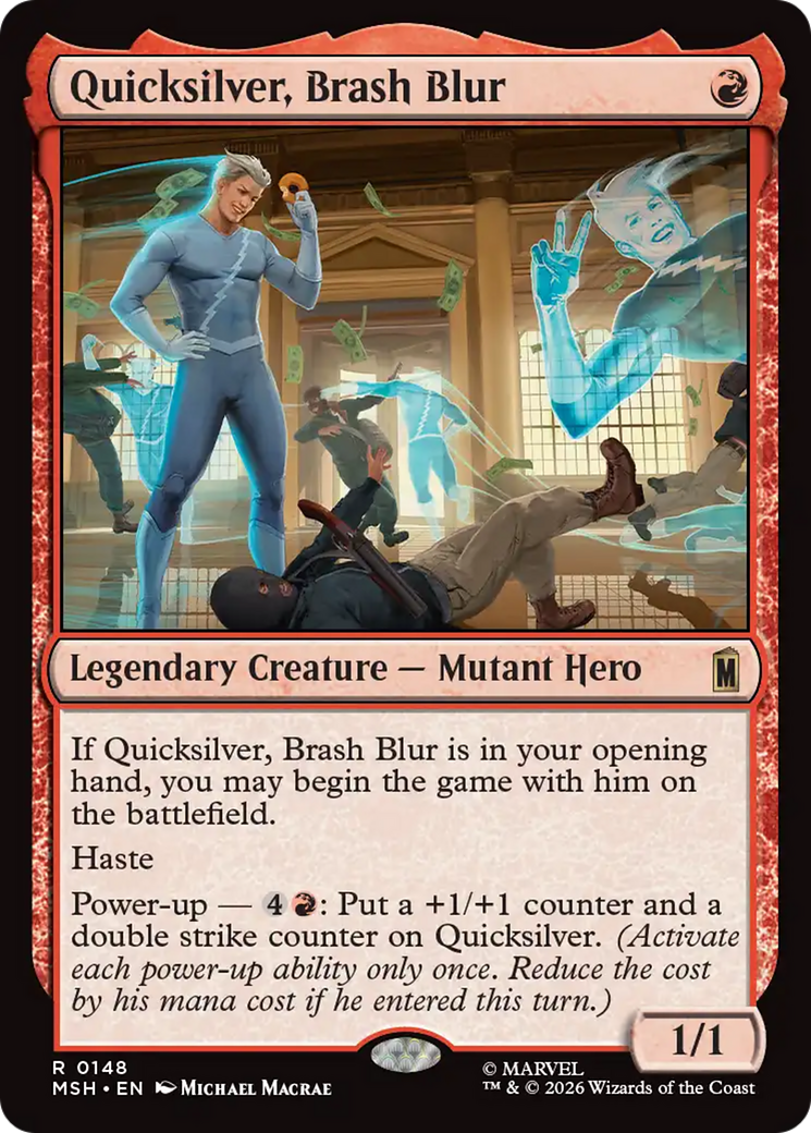 Quicksilver, Brash Blur [Marvel Super Heroes] | Gate City Games LLC