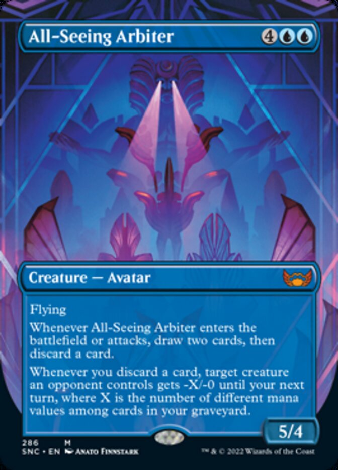 All-Seeing Arbiter (Borderless Alternate Art) [Streets of New Capenna] | Gate City Games LLC