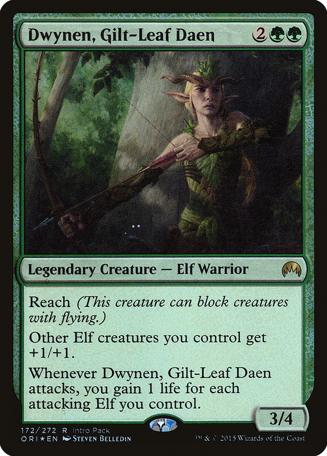 Dwynen, Gilt-Leaf Daen (Intro Pack) [Magic Origins Promos] | Gate City Games LLC