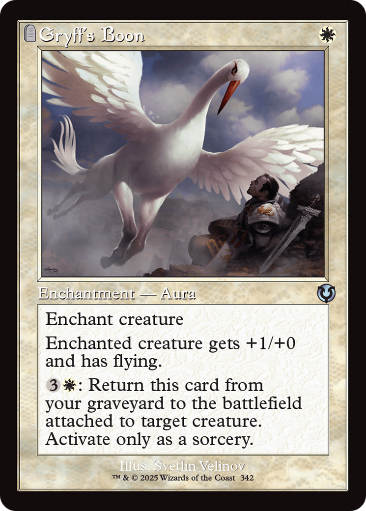 Gryff's Boon (Retro Frame) [Innistrad Remastered] | Gate City Games LLC
