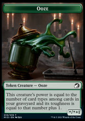 Human // Ooze Double-Sided Token [Innistrad: Midnight Hunt Tokens] | Gate City Games LLC