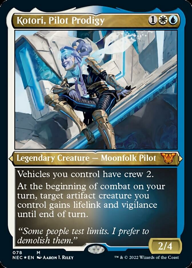 Kotori, Pilot Prodigy (Showcase Display Commander) [Kamigawa: Neon Dynasty Commander] | Gate City Games LLC